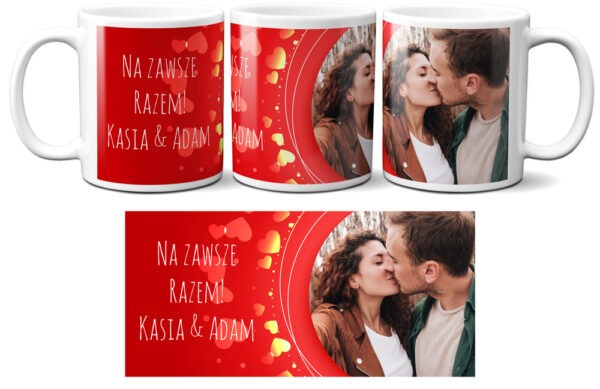 Foto kubek walentynki