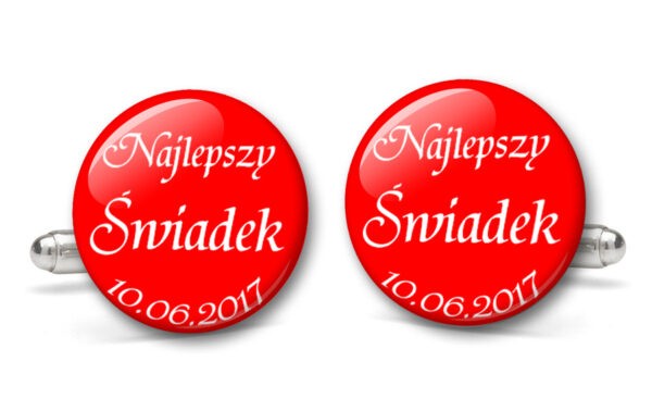 Ślubne spinki do mankietów