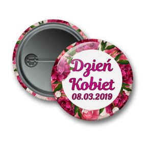 Przypinki dzień kobiet