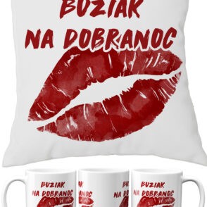 Poduszka i kubek walentynki