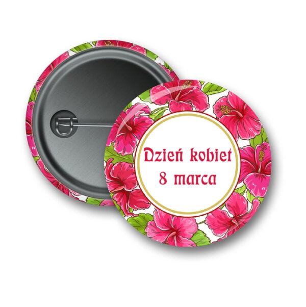 Przypinki dzień kobiet