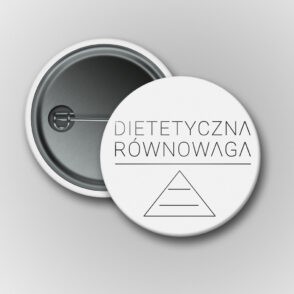 Przypinki Dietetyczna równowaga