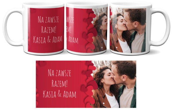 Foto kubek walentynki