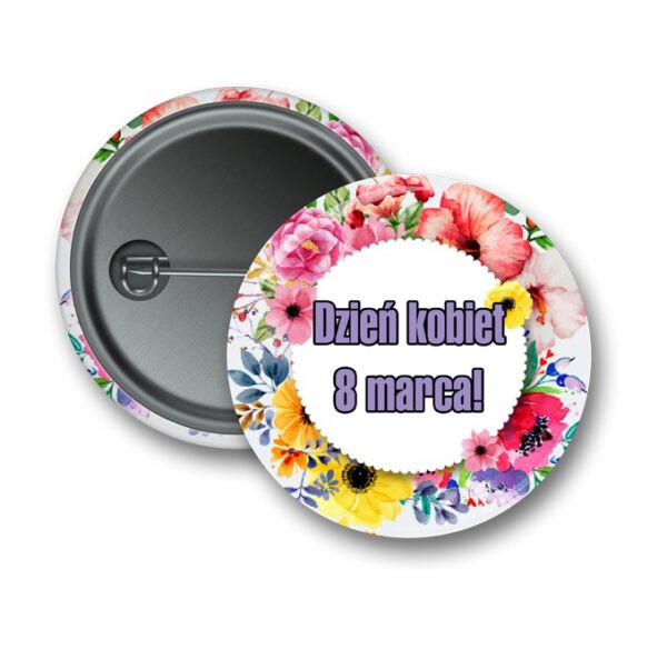 Przypinki dzień kobiet