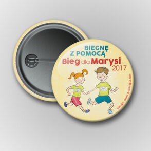 Przypinka bieg charytatywny