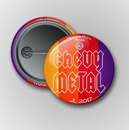 Przypinka Heavy Metal