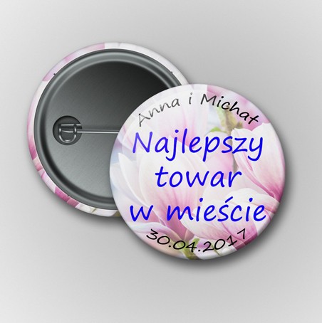 Przypinka Najlepszy towar w mieście