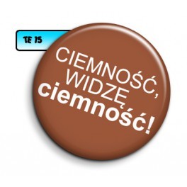 Przypinka ciemność