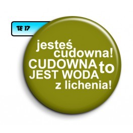 Przypinka cudowna woda