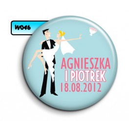 Plakietki ślubne