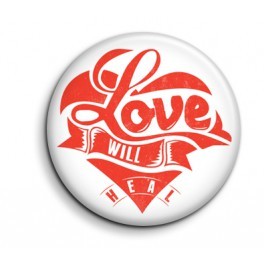 Plakietka love will heal