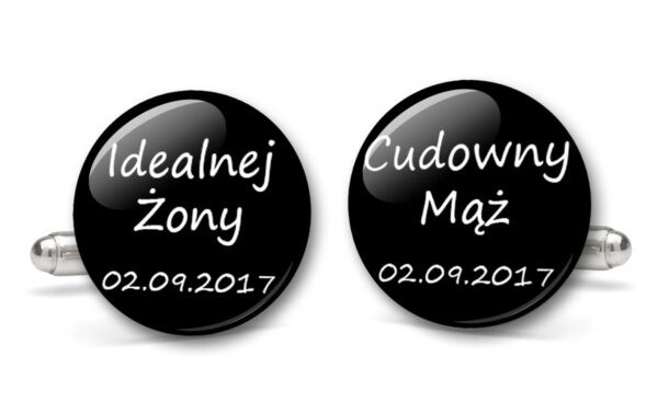 Ślubne Spinki do mankietów