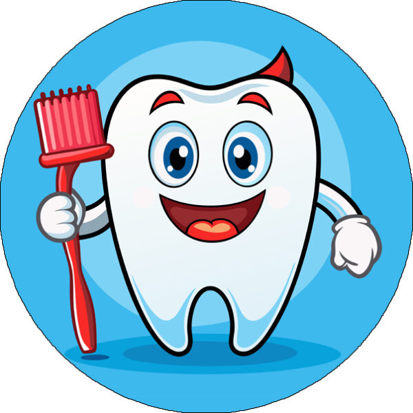 Naklejki Dzielny Pacjent - Zęby Dentysta