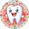Naklejki Dzielny Pacjent - Zęby Dentysta