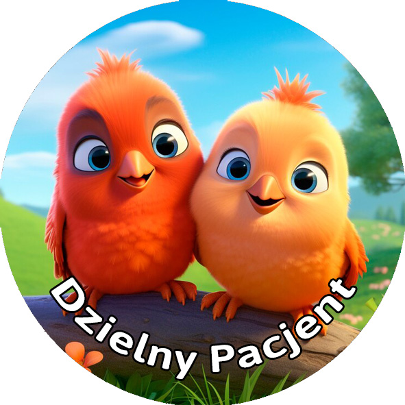 Naklejki Zwierzęta - Dzielny Pacjent