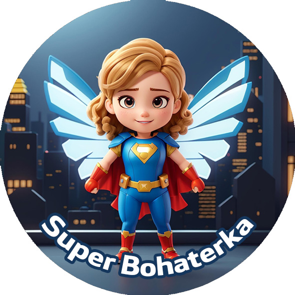 Naklejki Dzielny Pacjent Superbohaterowie - 100 Sztuk