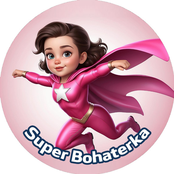 Naklejki Dzielny Pacjent Superbohaterowie - 100 Sztuk