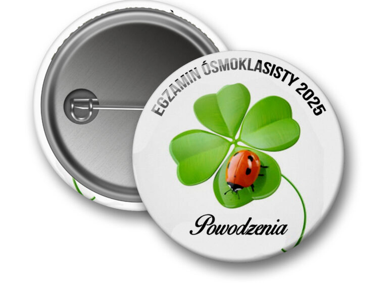 Przypinki - Egzamin ósmoklasisty