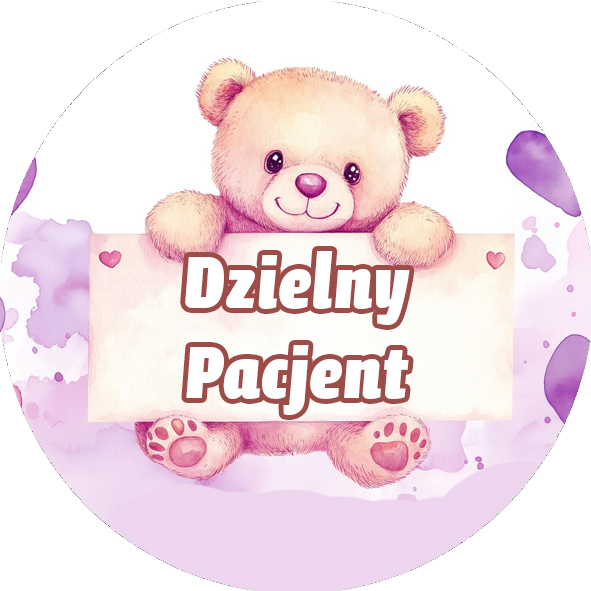 Naklejki Dzielny Pacjent - Misie