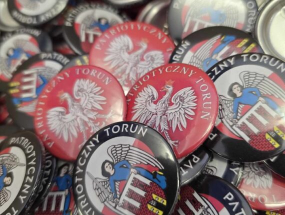 Przypinki - Patriotyczne - Patriotyczny Toruń