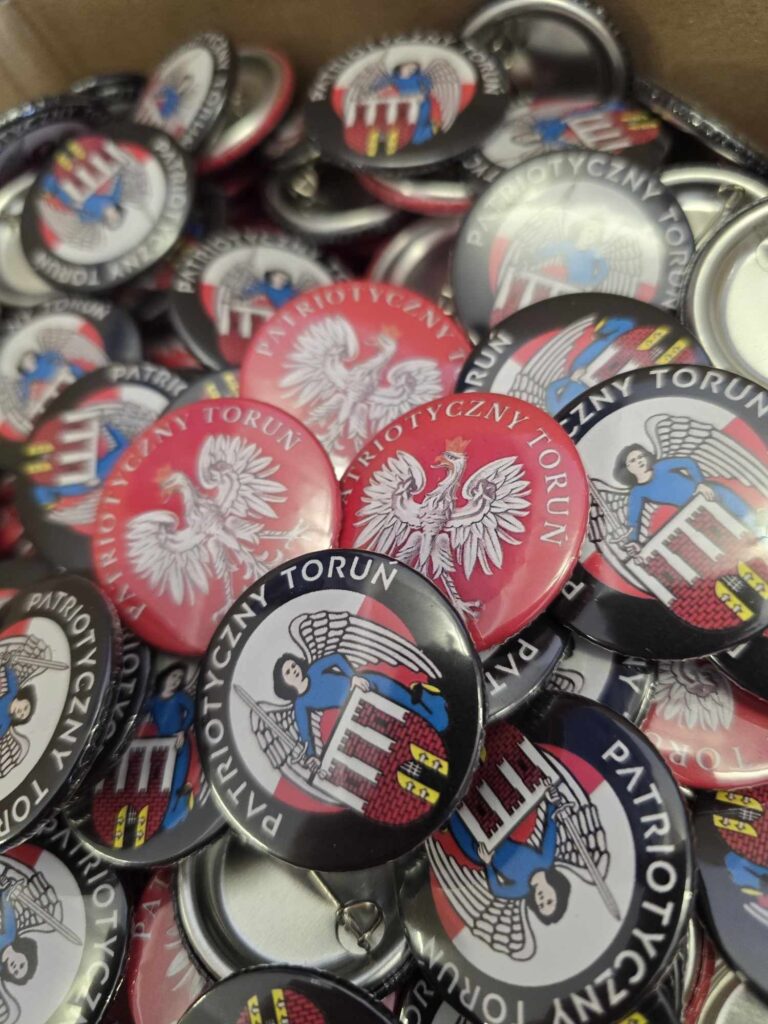 Przypinki - Patriotyczne - Patriotyczny Toruń