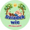 Wzór: Przypinka Dziadek Wie Jak Odpoczywać – pastelowa grafika z napisem Dziadek wie jak odpoczywać