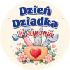 Wzór: Przypinka Dzień Dziadka z Narzędziami – napis Dzień Dziadka i pole data na pastelowej grafice