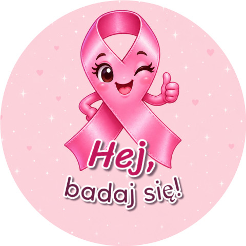 Wzór: Przypinka Hej Badaj Się – grafika z napisem Hej, badaj się!