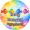 Wzór: Przypinka Inny Znaczy Wyjątkowy – grafika z napisem Inny znaczy wyjątkowy