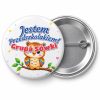 Przypinka Jestem Przedszkolakiem Grupa Sówki: przypinka na pasowanie na przedszkolaka z napisem Jestem Przedszkolakiem! oraz polem grupa (np. Grupa Sówki) – przód i aluminiowy tył z agrafką