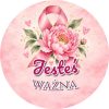 Wzór: Przypinka Jesteś Ważna – grafika z napisem Jesteś ważna