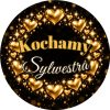 Wzór: Przypinka Kochamy Sylwestra – sylwestrowa grafika z napisem Kochamy Sylwestra