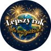 Wzór: Przypinka Lepszy Rok dla Wszystkich – sylwestrowa grafika z napisem Lepszy rok dla wszystkich!