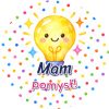 Wzór: Przypinka Mam Pomysł – grafika z napisem Mam pomysł!