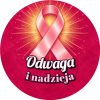 Wzór: Przypinka Odwaga i Nadzieja – grafika z napisem Odwaga i nadzieja