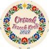 Wzór: Przypinka Orszak Trzech Króli 2027 Ludowy Wianek – napis Orszak Trzech Króli i pole rok