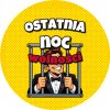 Wzór: Przypinka Ostatnia Noc Wolności Pan Młody za Kratami – grafika z napisem Ostatnia noc wolności