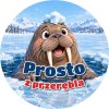Wzór: Przypinka Prosto z Przerębla – zimowa grafika z napisem Prosto z przerębla