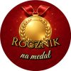Wzór: Przypinka Rocznik na Medal – grafika z napisem Rocznik na medal