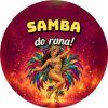 Wzór: Przypinka Samba do Rana – sylwestrowa grafika z napisem Samba do rana!