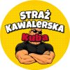 Wzór: Przypinka Straż Kawalerska z Imieniem Komiksowy Ochroniarz – napis Straż Kawalerska i pole imię