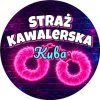 Wzór: Przypinka Straż Kawalerska z Imieniem Neonowe Kajdanki – napis Straż Kawalerska i pole imię