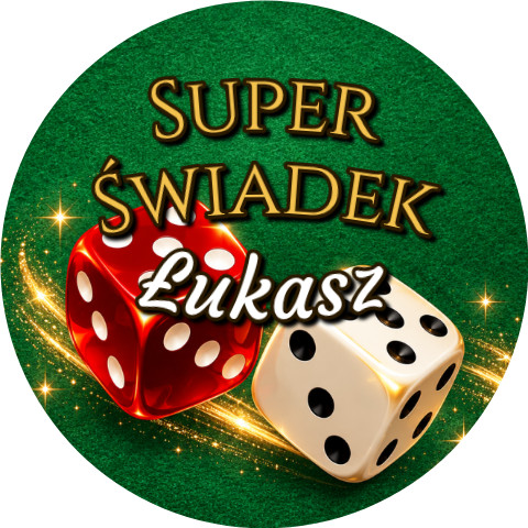 Wzór: Przypinka Super Świadek z Imieniem Kości w Locie – napis Super Świadek i pole imię