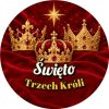 Wzór: Przypinka Święto Trzech Króli – grafika z napisem Święto Trzech Króli