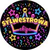 Wzór: Przypinka Sylwestrowa Ekipa – sylwestrowa grafika z napisem Sylwestrowa ekipa