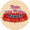 Wzór: Przypinka Team Pana Młodego z Imieniem Podwiązka – napis Team Pana Młodego i pole imię pana młodego