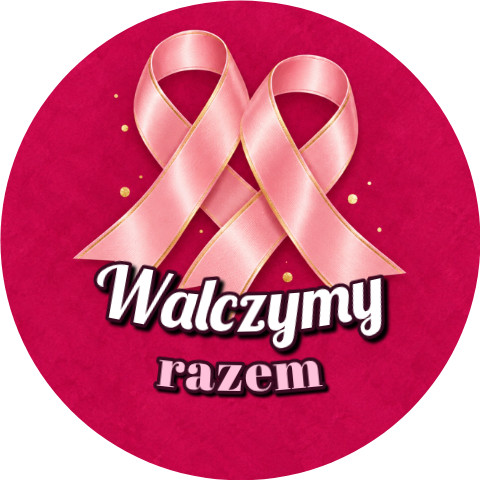 Wzór: Przypinka Walczymy Razem – grafika z napisem Walczymy razem