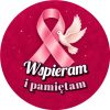 Wzór: Przypinka Wspieram i Pamiętam – grafika z napisem Wspieram i pamiętam