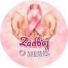 Wzór: Przypinka Zadbaj o Siebie – grafika z napisem Zadbaj o siebie